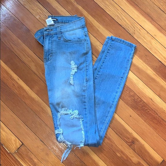 FASHION NOVA GLISTENING JEANS - Picture 2 of 3